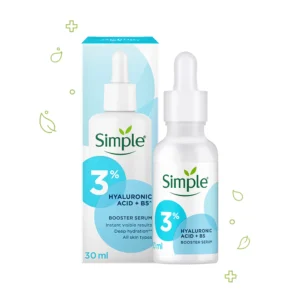 Simple Booster Serum 3% Hyaluronic Acid + B5 for Deep Hydration – 30ml