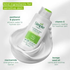 Simple Kind To Skin Hydrating Light Moisturiser Lotion – 125ml