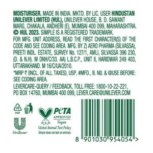 Simple Kind To Skin Hydrating Light Moisturiser Lotion – 125ml