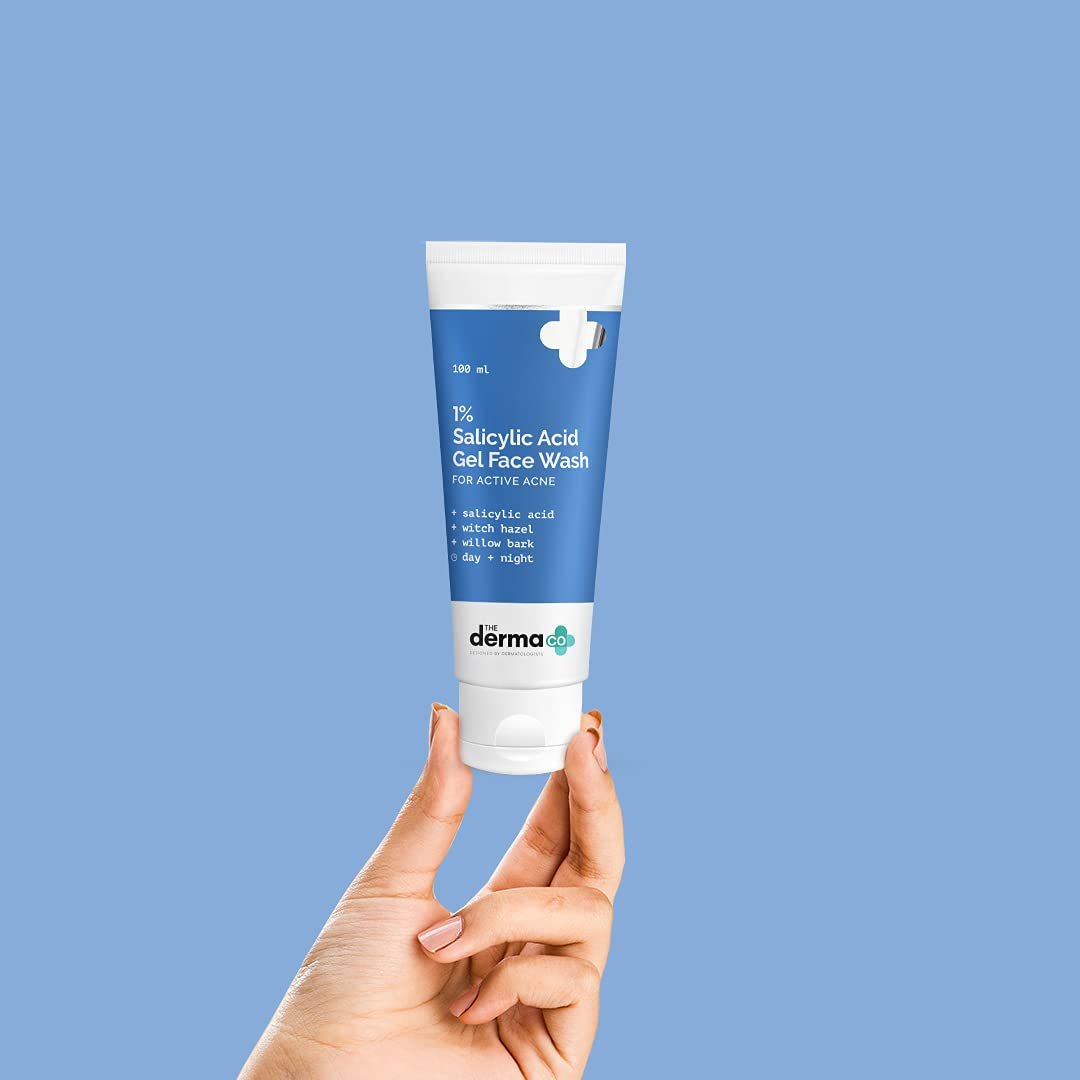 The Derma Co 1% Salicylic Acid Gel Face Wash – Lightweight Acne & Oil Control Cleanser - 100ml - Image 9