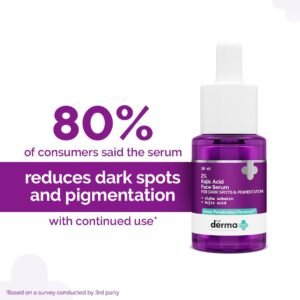 The Derma Co 2% Kojic Acid Face Serum – With Alpha Arbutin | Fights Pigmentation, Fades Dark Spots & Brightens Skin – 10ml