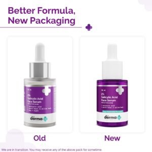 The Derma Co 2% Salicylic Acid Face Serum – Reduces Acne, Blackheads & Tightens Pores – 30ml