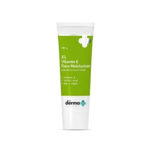 The Derma Co 3% Vitamin E Face Moisturizer – Hydrating, Lightweight & Non-Greasy Cream – 100g