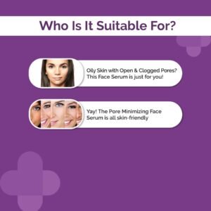 The Derma Co Pore Minimizing Face Serum – Niacinamide + PHA | Tightens Pores, Controls Oil & Clears Skin – 30ml