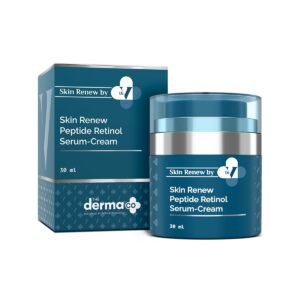The Derma Co x Dr.V Skin Renew Peptide Retinol Serum-Cream – Boosts Collagen, Reduces Dark Spots & Brightens Skin – 30ml