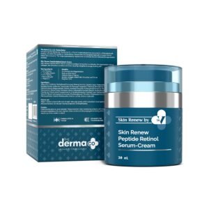 The Derma Co x Dr.V Skin Renew Peptide Retinol Serum-Cream – Boosts Collagen, Reduces Dark Spots & Brightens Skin – 30ml