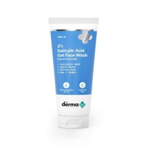 The Derma Co. 2% Salicylic Acid Gel Face Wash – Deep Cleansing & Oil Control for Oily & Acne-Prone Skin - 100ml