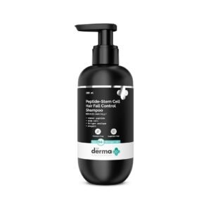 The Derma Co. Peptide-Stem Cell Hair Fall Control Shampoo – Sulphate & Paraben-Free, 200ml