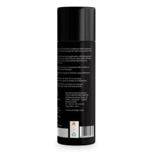 Bella Vita KLUB Men Body Deo – No Gas Deodorant for Men – Long-Lasting Spicy & Musky Fragrance with Lemon, Rose & Vanilla – 150ml