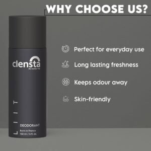 Clensta Body Spray Liit – Fresh, Sulfate-Free, Natural Ingredients – Long-Lasting Fragrance – 150ml