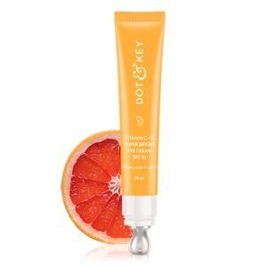 Dot & Key Vitamin C + E Super Bright Under Eye Cream – Fades Dark Circles & Puffiness, 20ml