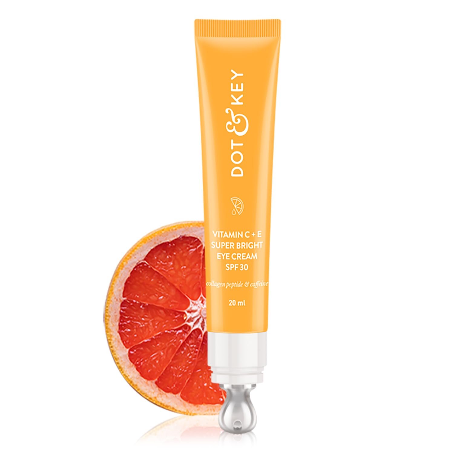 Dot & Key Vitamin C + E Super Bright Under Eye Cream – Fades Dark Circles & Puffiness, 20ml