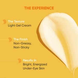 Dot & Key Vitamin C + E Super Bright Under Eye Cream – Fades Dark Circles & Puffiness, 20ml