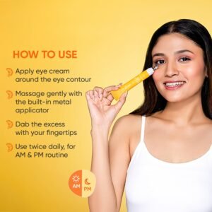 Dot & Key Vitamin C + E Super Bright Under Eye Cream – Fades Dark Circles & Puffiness, 20ml