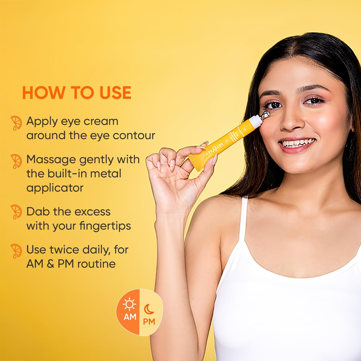 Dot & Key Vitamin C + E Super Bright Under Eye Cream – Fades Dark Circles & Puffiness, 20ml - Image 6
