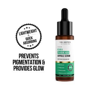 Dr. Sheth's Kesar & 2% Kojic Acid Ampoule Serum – Dark Spot Correcting & Brightening – 30ml