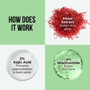 Dr. Sheth's Kesar & 2% Kojic Acid Ampoule Serum – Dark Spot Correcting & Brightening – 30ml