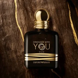 Emporio Armani Stronger With You Oud Eau De Parfum – Woody, Aromatic, Long-Lasting Men’s Perfume – 100ml