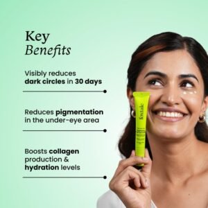 FoxTale Brightening Under Eye Cream – Vitamin C, Caffeine & Hyaluronic Acid | 20ml