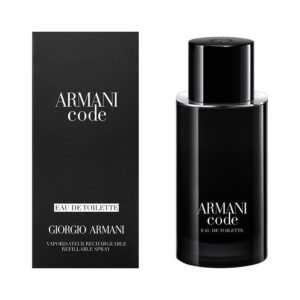 Giorgio Armani Code Eau De Toilette – Woody, Masculine, Long-Lasting Men’s Perfume – 75ml