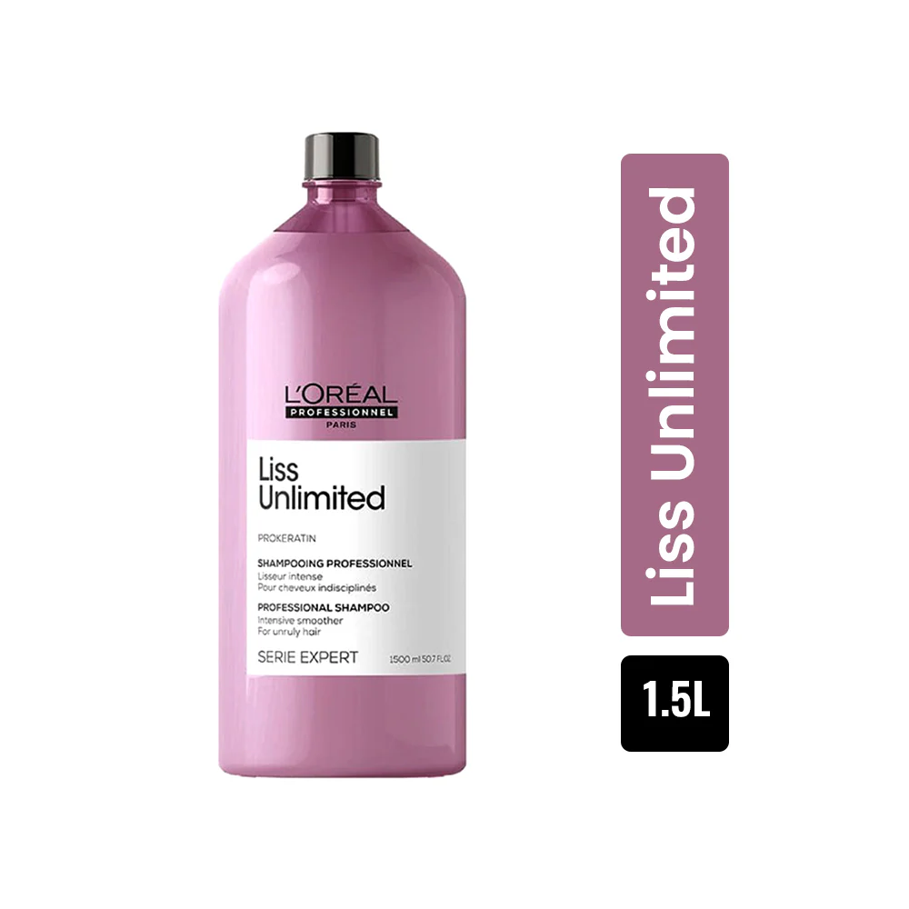 L’Oréal Professionnel Liss Unlimited Shampoo – Frizz Control & Smoothening – 1500ml