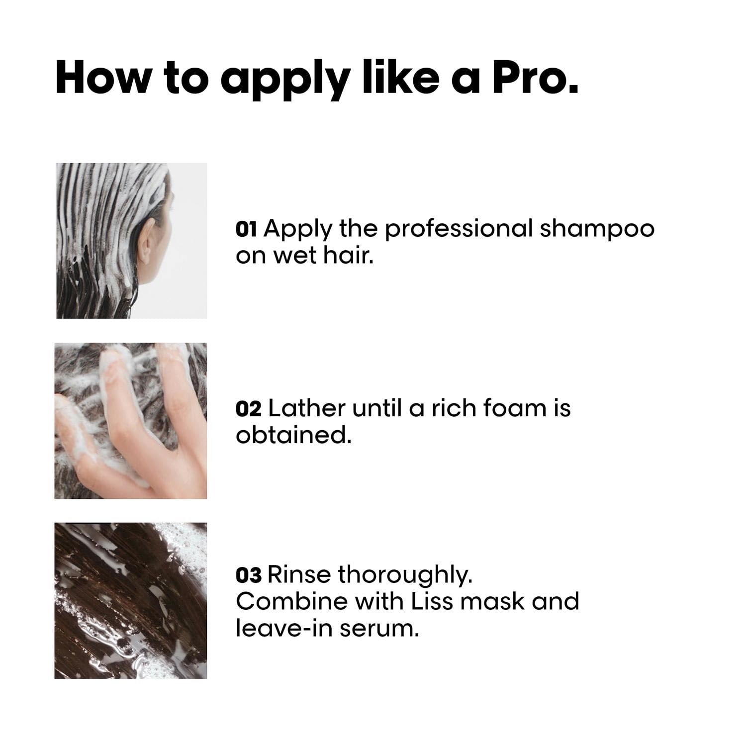 L’Oréal Professionnel Liss Unlimited Shampoo – Frizz Control & Smoothening – 1500ml - Image 5