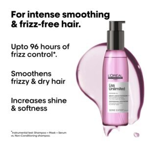 L’Oréal Professionnel Liss Unlimited Shine Serum – Frizz Control & Smooth Hair – 125ml