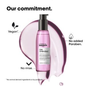 L’Oréal Professionnel Liss Unlimited Shine Serum – Frizz Control & Smooth Hair – 125ml