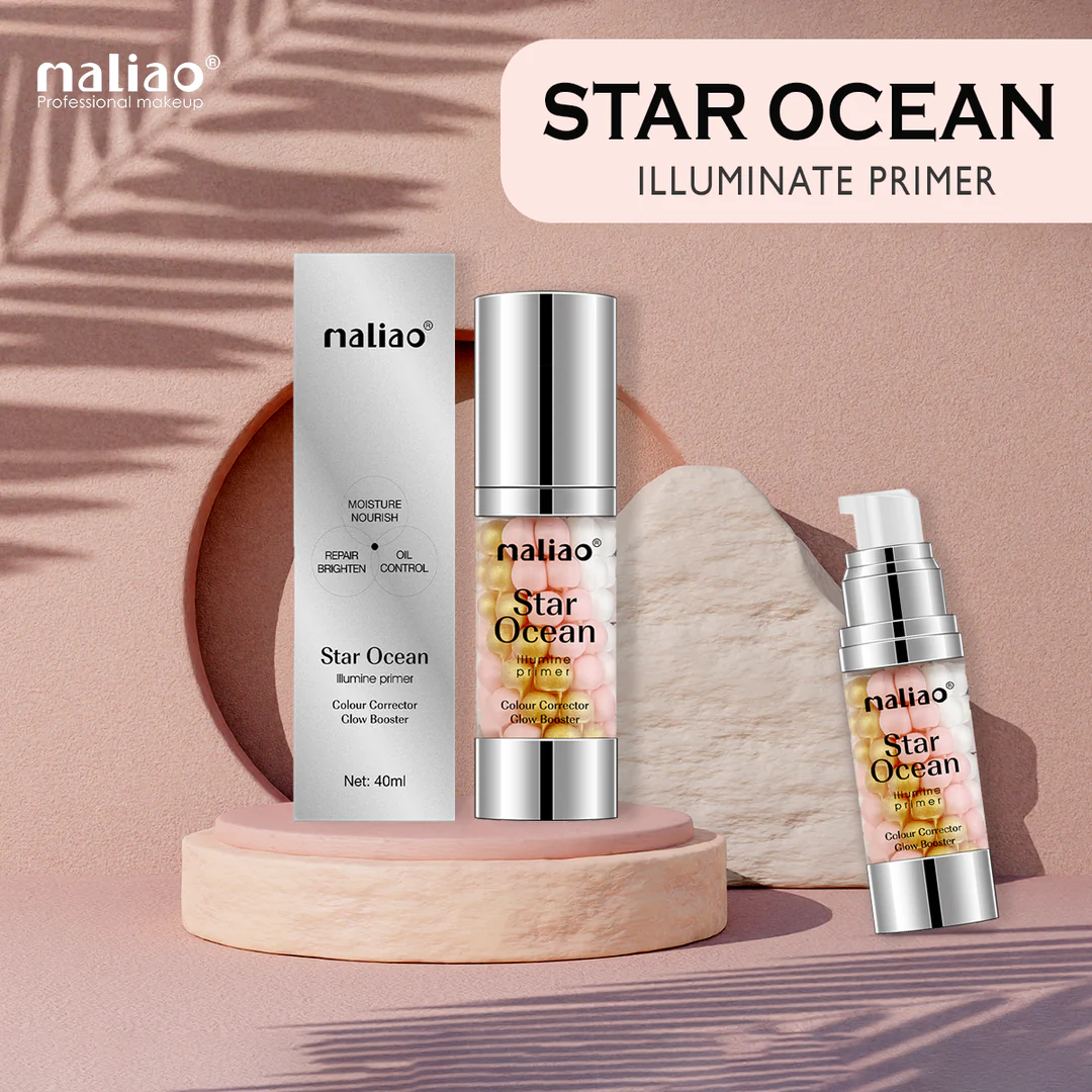 Maliao Star Ocean Illumine Primer – Colour Corrector & Glow Booster | 40g - Image 3