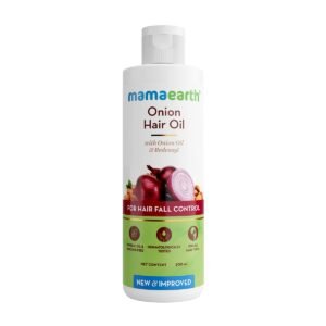 Mamaearth Onion Hair Oil with Redensyl – Hair Fall Control & Growth Boost – 200ml