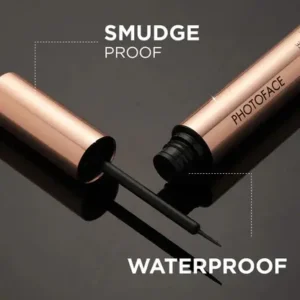 Me-On Photoface HD Eyeliner – Waterproof, Smudge-Proof Liquid Eyeliner with Brush Tip - 5.5ml
