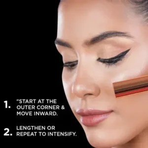 Me-On Photoface HD Eyeliner – Waterproof, Smudge-Proof Liquid Eyeliner with Brush Tip - 5.5ml