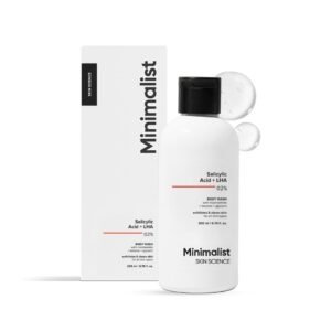 Minimalist 2% Salicylic Acid + LHA Body Wash – Exfoliating Shower Gel for Body Acne, Bumps & Uneven Skin – 200ml