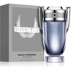 Paco Rabanne Invictus EDP – Aromatic Woody Watery, Long-Lasting Men’s Fragrance – 200ml