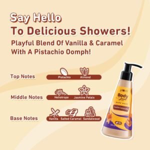 Plum BodyLovin’ Vanilla Caramello Body Wash – SLS-Free Creamy Shower Gel – 240ml