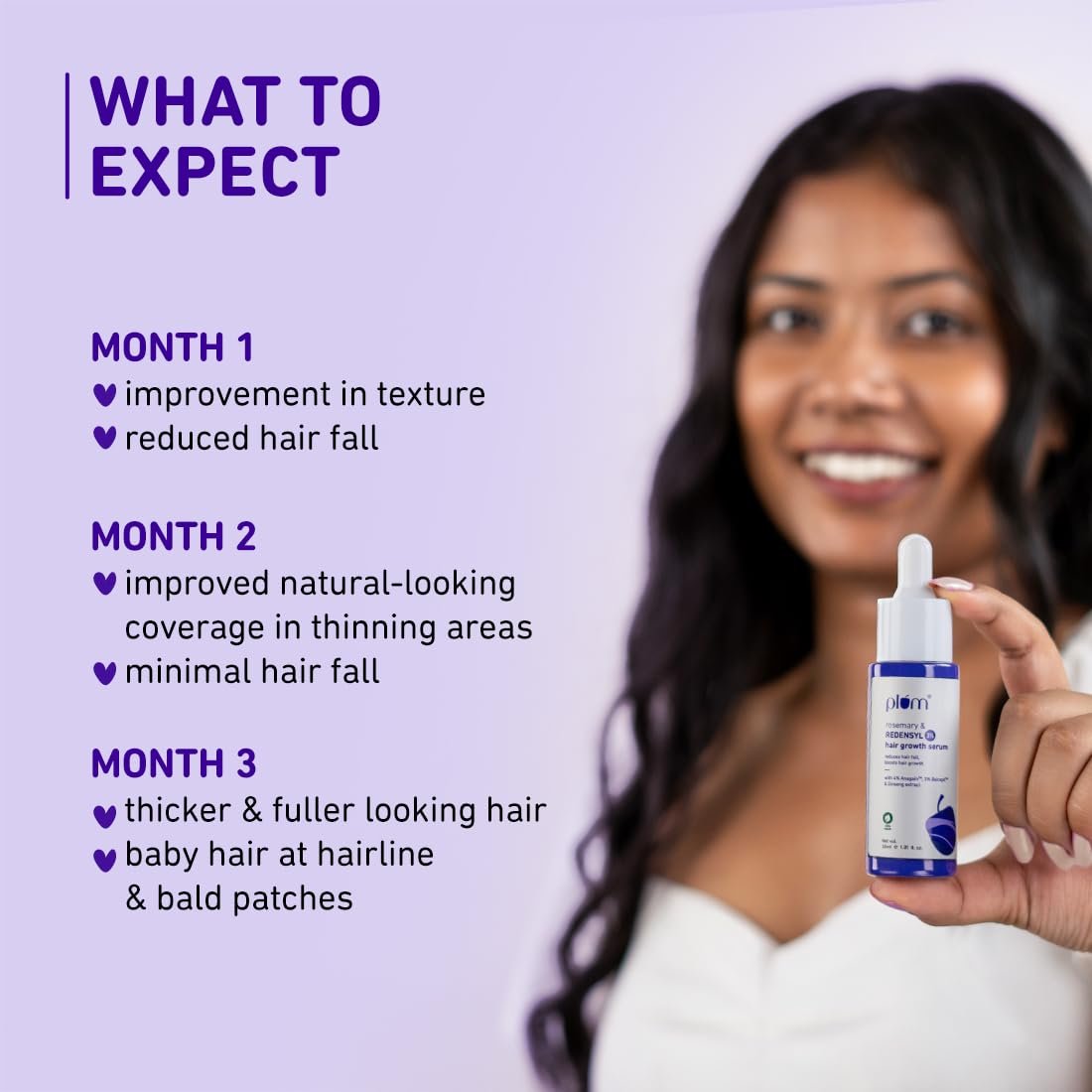 Plum Hair Growth Serum – Anti-Hair Fall & Density Booster – 30ml - Image 5