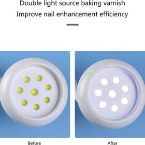 Rotatable LED Nail Lamp 36w – Quick-Dry, Hands Light, Gooseneck Design with Tool Holder – USB Powered