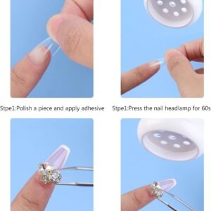 Rotatable LED Nail Lamp 36w – Quick-Dry, Hands Light, Gooseneck Design with Tool Holder – USB Powered