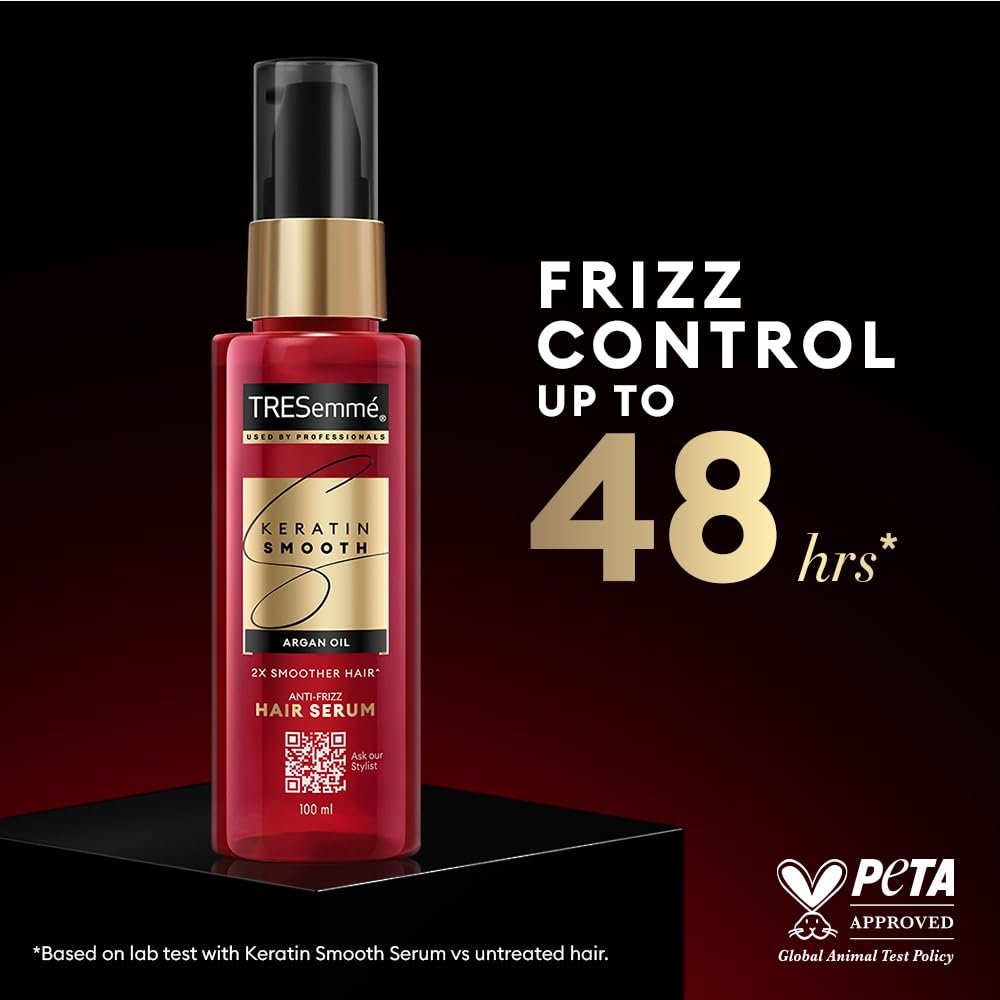 TRESemmé Keratin Smooth Serum – Frizz Control & Smooth Hair – 100ml