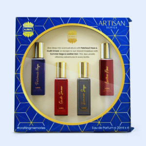 Ajmal Artisan Perfume Gift Set – 80ml (20ml Each ) Unisex Eau De Parfum pack of 4
